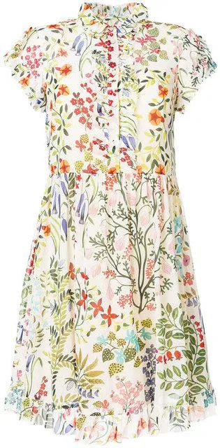 Floral Gathered Dress