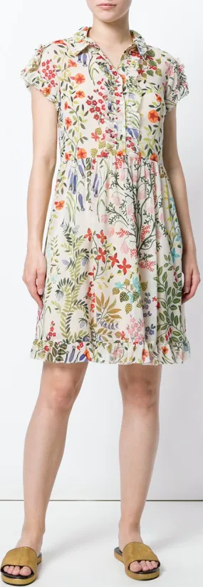 Floral Gathered Dress