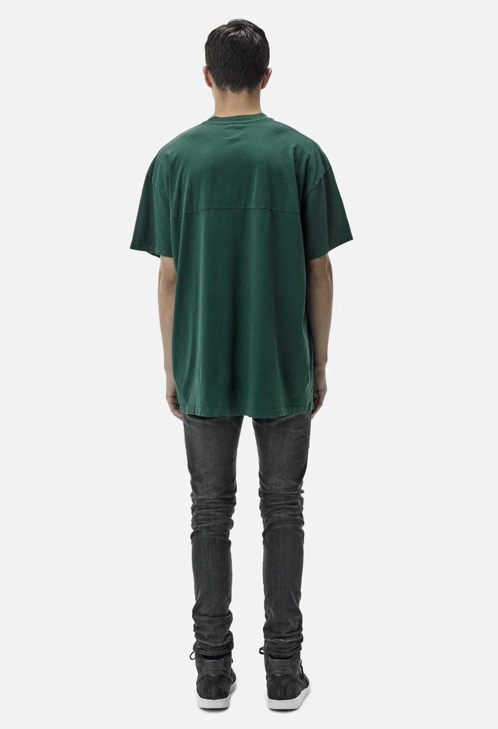 Mock Panel Tee / Forest