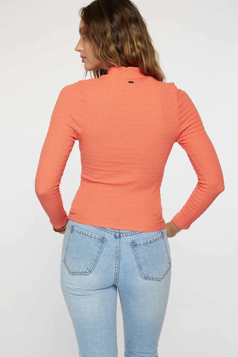 O'Neill Roberta Mock Neck Top